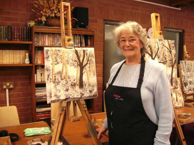 learn to paint in shropshire